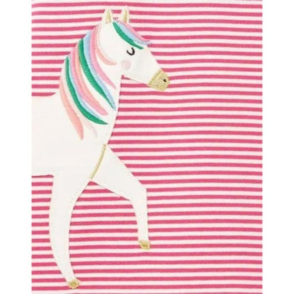 Joules Pink Stripe Horse Rosalee Long-Sleeve A-Line Dress 3 NWT - Picture 3 of 10